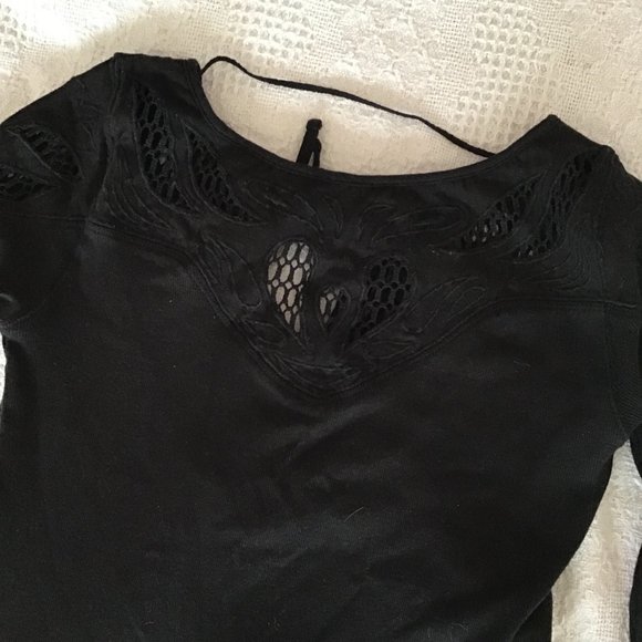 Free People Lace Patchwork Long Sleeve Shirt - Picture 6 of 7